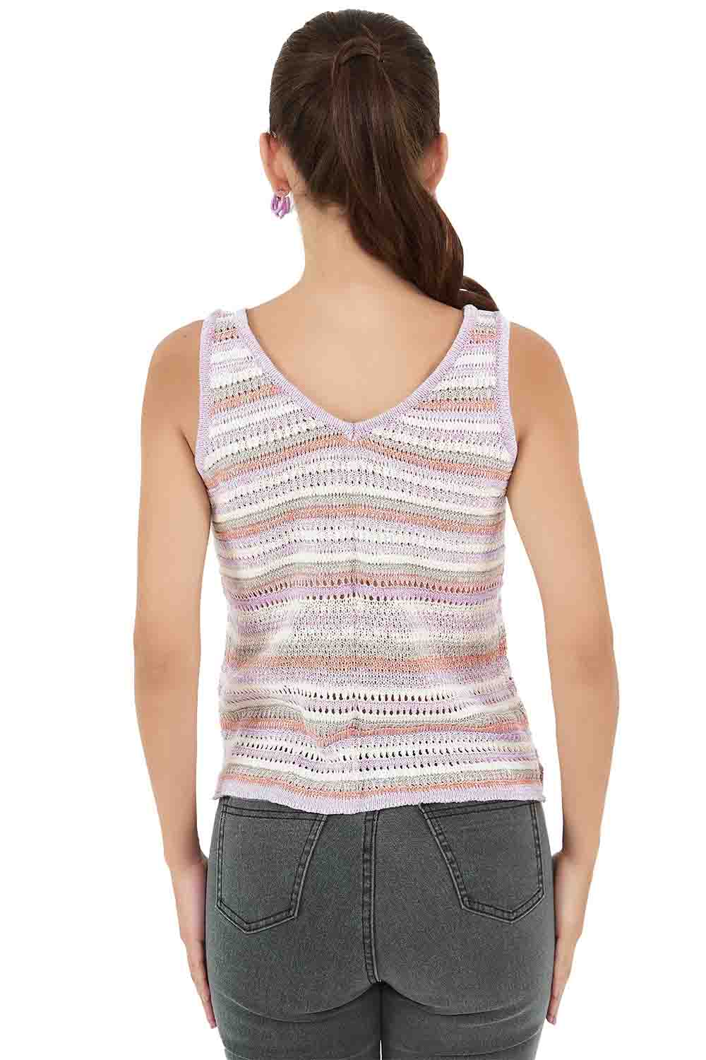 Foto 2 | Blusa Devendi Color Multicolor Tejida