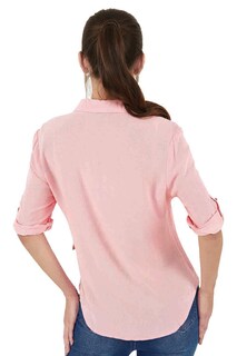 Foto 2 | Blusa Devendi Color Rosa Cintas