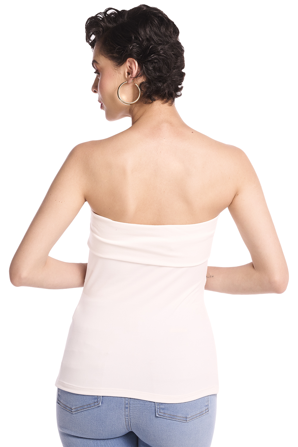 Foto 3 pulgar | Blusa Devendi color Blanco para Mujer