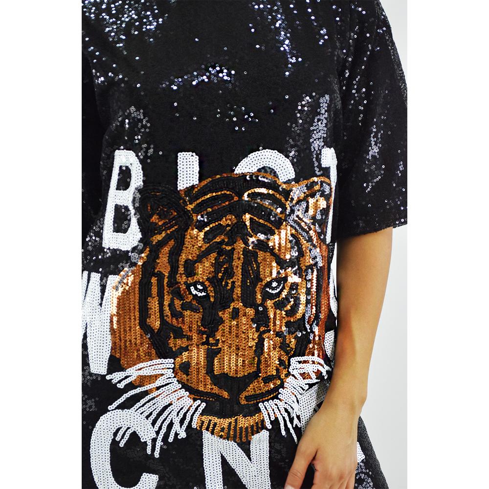 Foto 5 pulgar | Blusa Roman Fashion Negra para Mujer