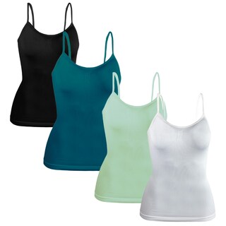 Foto 1 | Set de 4 Blusas de Mujer de Uso Interior o Exterior Bl-1005 con Tirantes Multicolor
