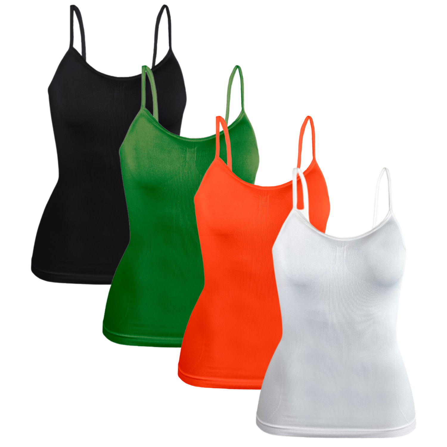 Foto 2 pulgar | Set de 4 Blusas de Mujer de Uso Interior o Exterior Bl-1005 Surtido en Color con Tirantes