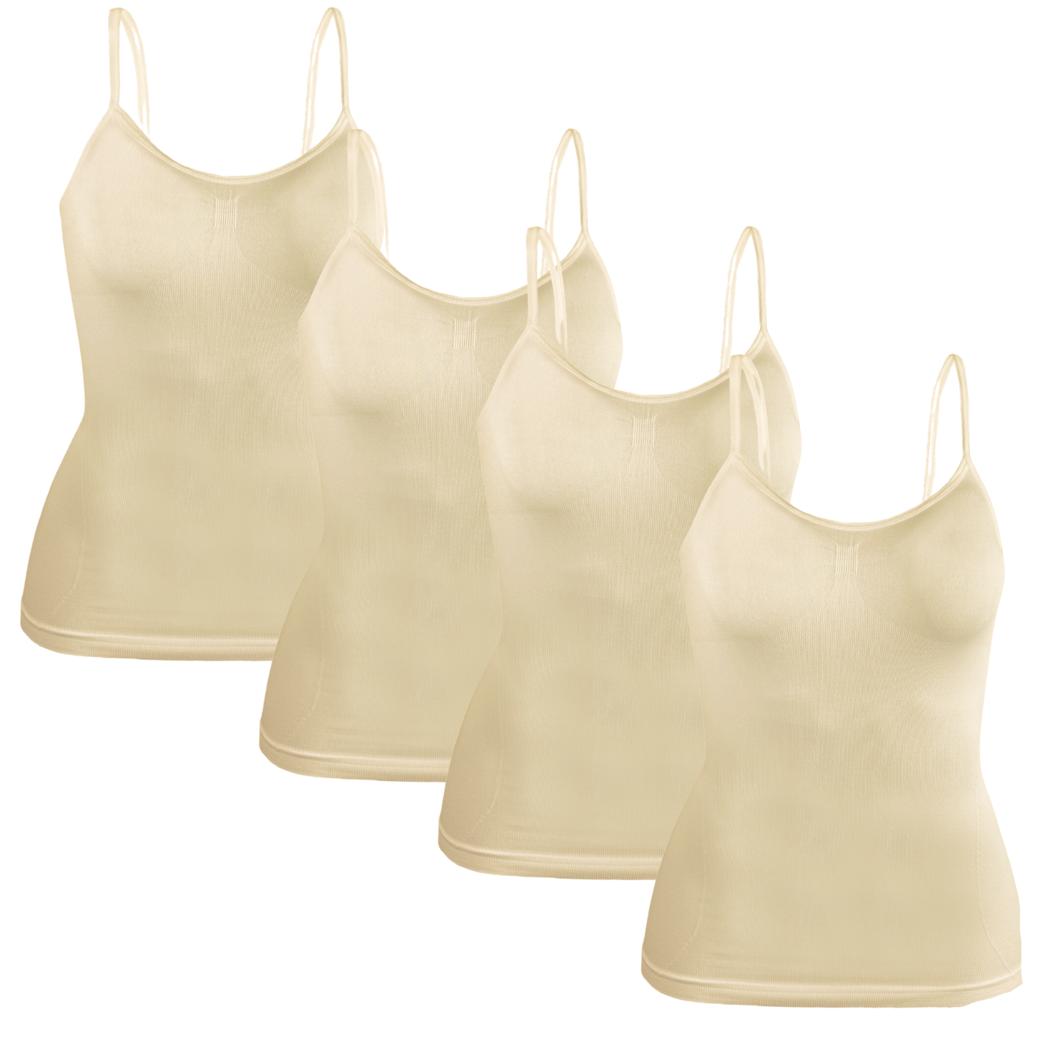 Blusa de Tirantes para Mujer Blancas 4 Piezas