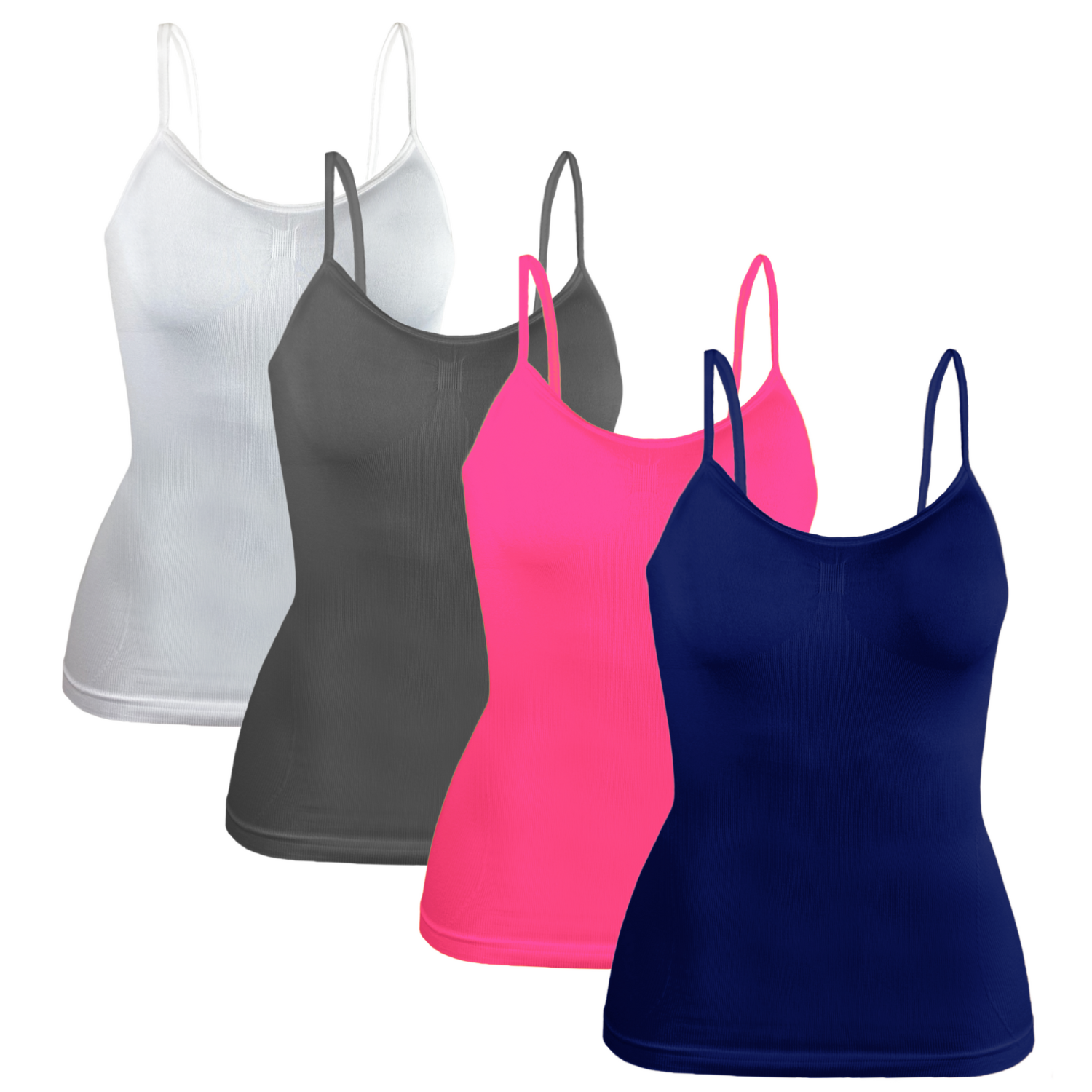 Blusas de Tirantes para Mujer 4 Piezas Multicolor