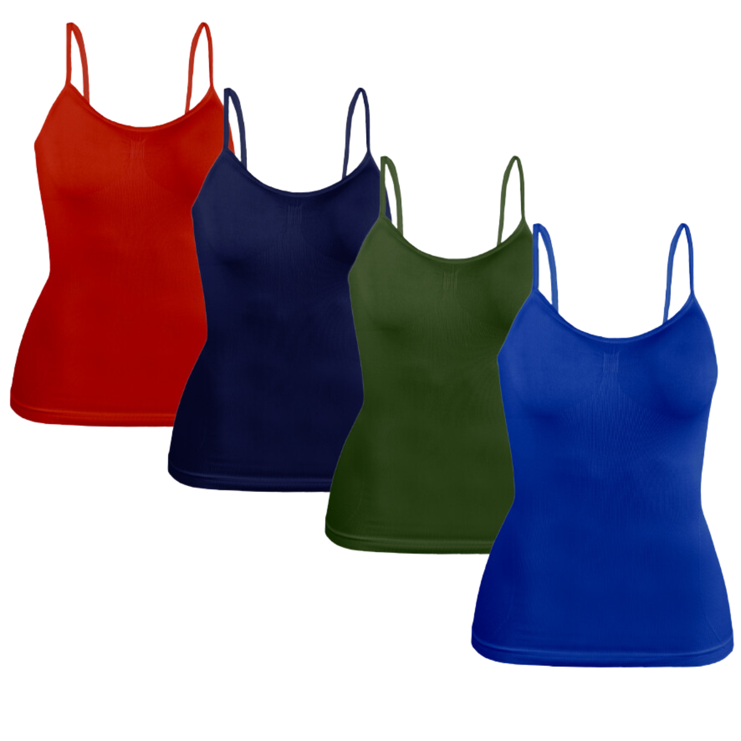 Foto 2 pulgar | Blusas de Tirantes para Mujer 4 Piezas Multicolor