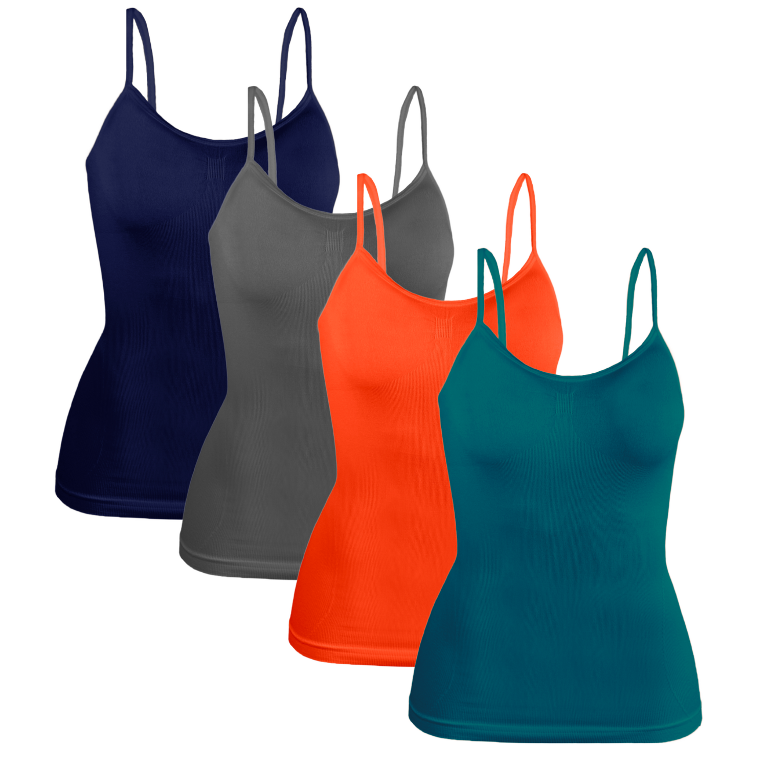 Set De 4 Blusas De Uso Interior O Exterior Bl-1005 Surtido En Color Con Tirantes De Mujer