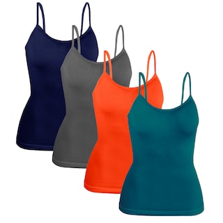 Foto 1 | Set De 4 Blusas De Uso Interior O Exterior Bl-1005 Surtido En Color Con Tirantes De Mujer