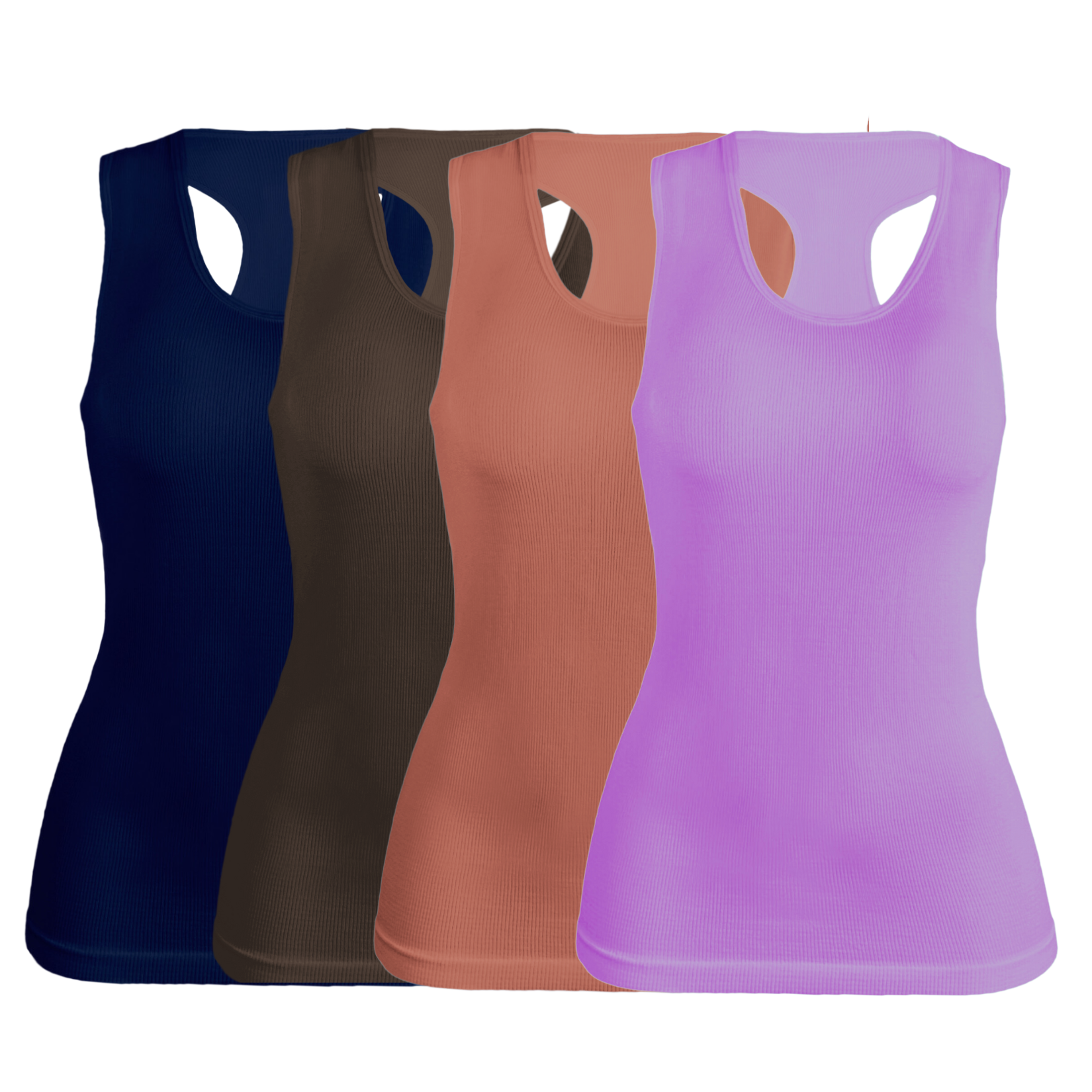 Set de 4 Blusas para Dama Bl-1007 Surtido en Color sin Mangas