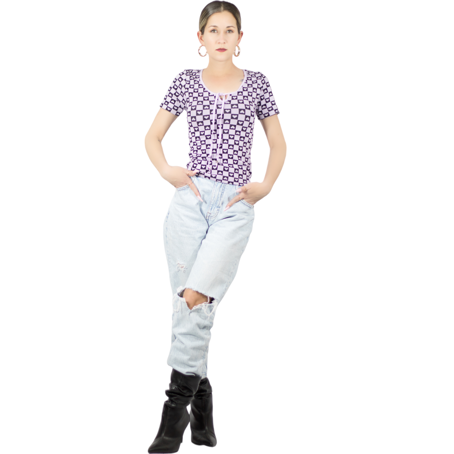 Foto 4 | Set De 2 Blusas De Mujer Pul-1005 Color Stretch Casual