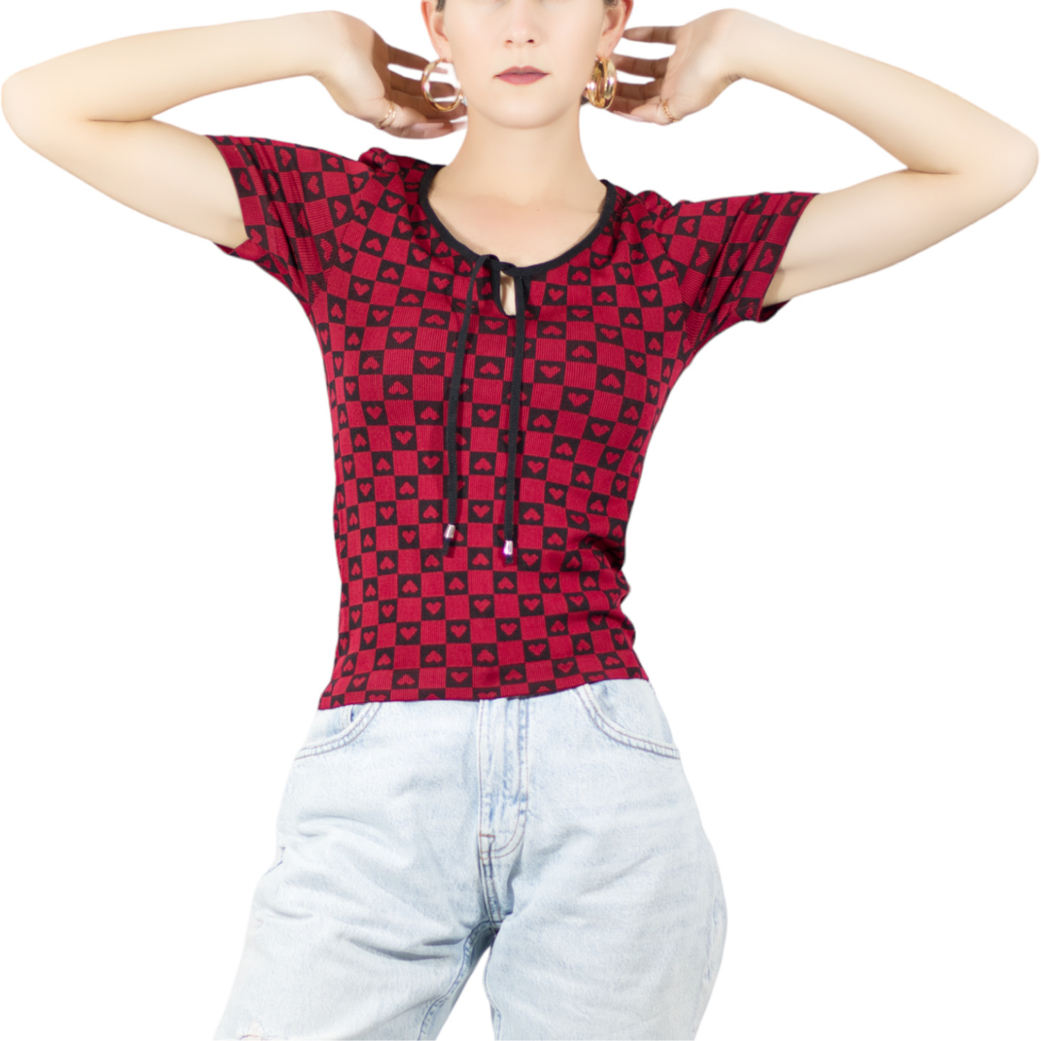 Blusa De Mujer Pul-1005 Color Stretch Casual