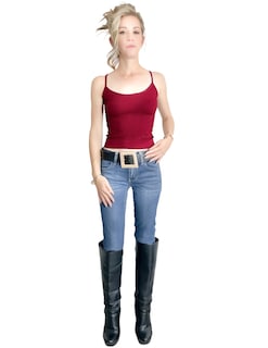 Foto 3 | Blusa para Mujer Bl-1012 Tinta Plisada