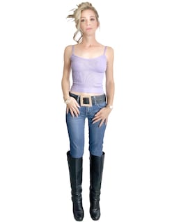 Foto 3 | Blusa de Mujer Bl-1012 Púrpura Texturizado