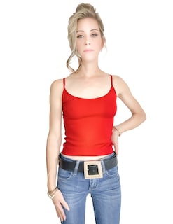 Foto 1 | Blusa de Mujer Bl-1012 Roja Texturizada