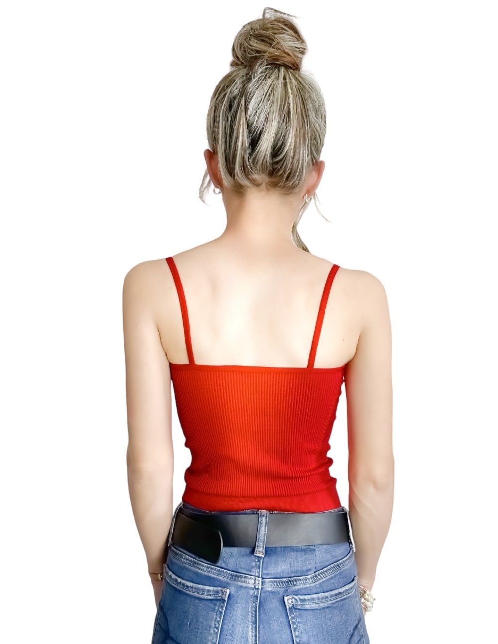 Foto 4 pulgar | Blusa de Mujer Bl-1012 Roja Texturizada