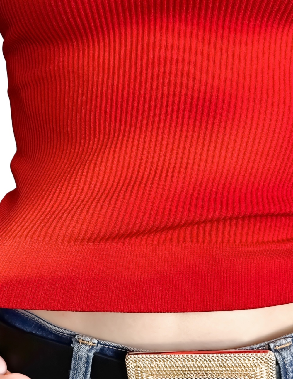 Foto 5 pulgar | Blusa de Mujer Bl-1012 Roja Texturizada