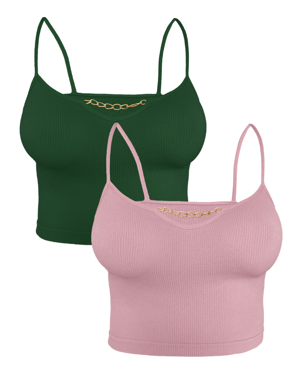 Set De 2 Tops De Mujer Top-1012 Blusas Casuales O Elegantes En Dos Colores