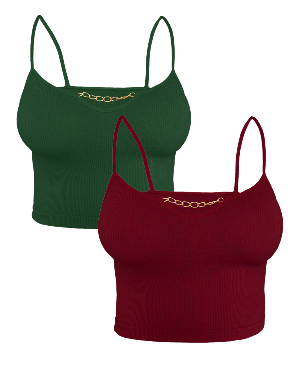 Set De 2 Tops De Mujer Top-1012 Blusas Casuales O Elegantes En Dos Colores