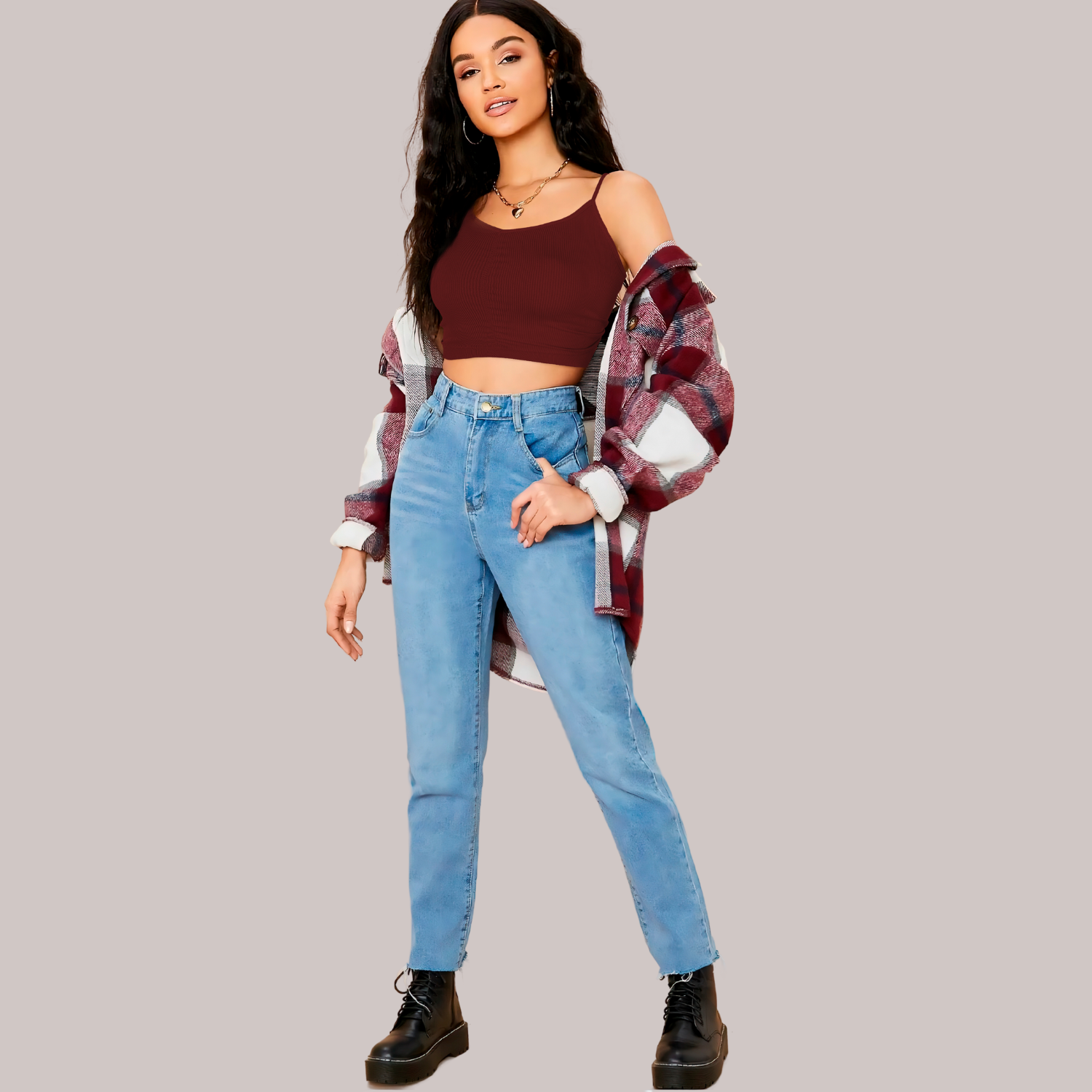 Foto 4 pulgar | Blusas Top para Mujer Bl-1002 Multicolores 2 Pack