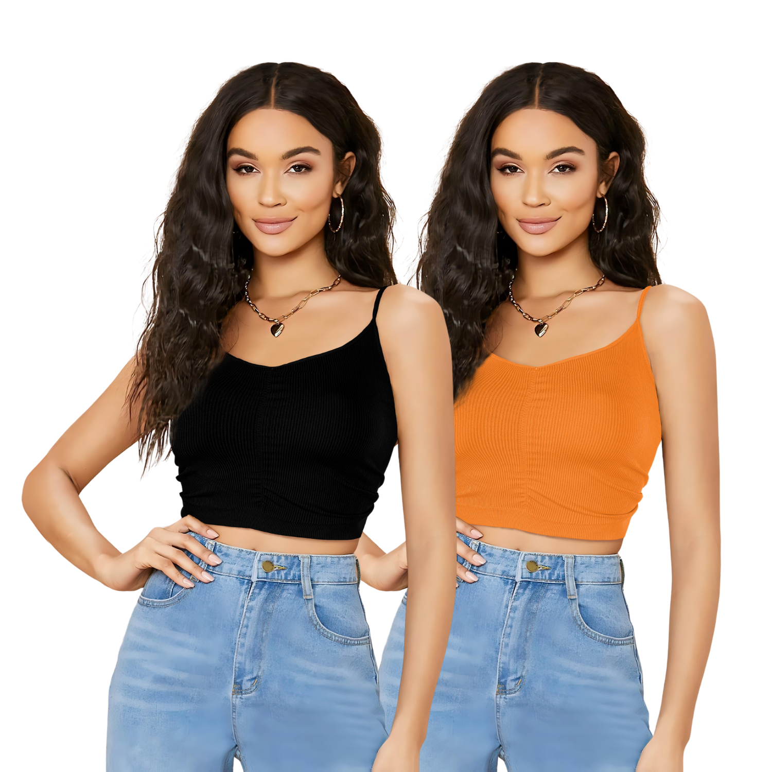 Blusas Top para Mujer Bl-1002 Multicolores 2 Pack