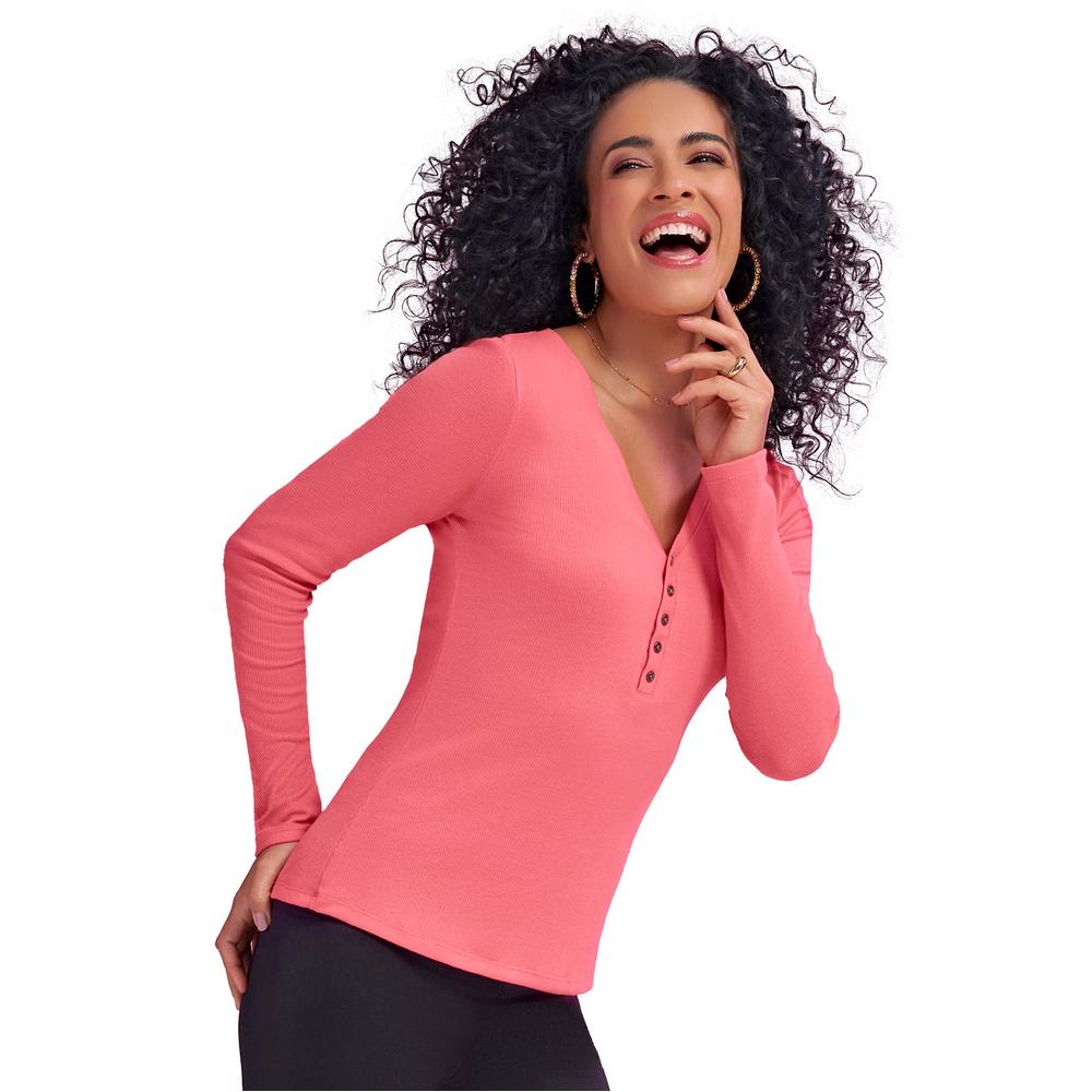 Foto 5 pulgar | Blusa Ilusión 43860 Coral para Mujer