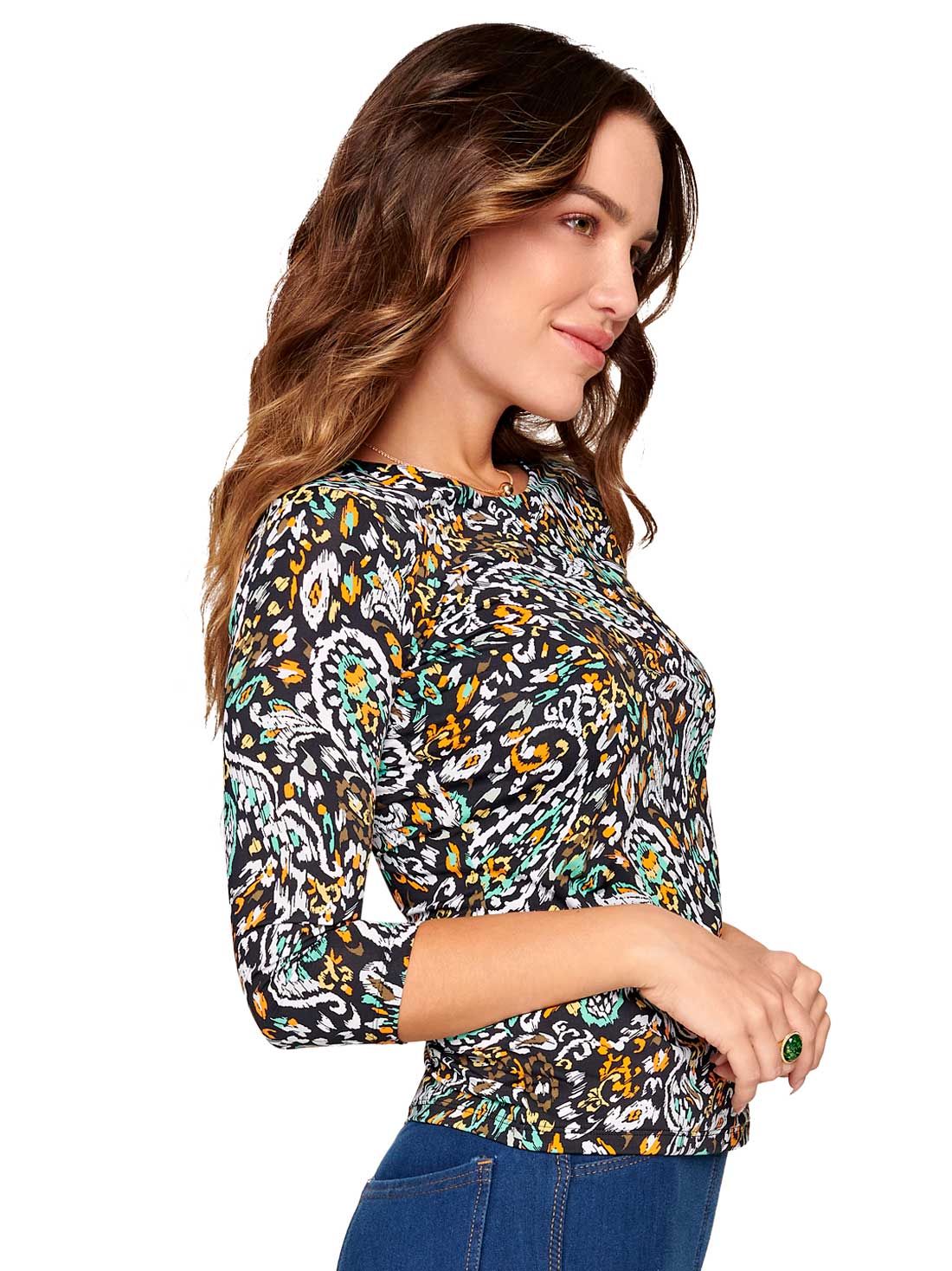 Foto 3 pulgar | Blusa Ilusión 4423 para Mujer