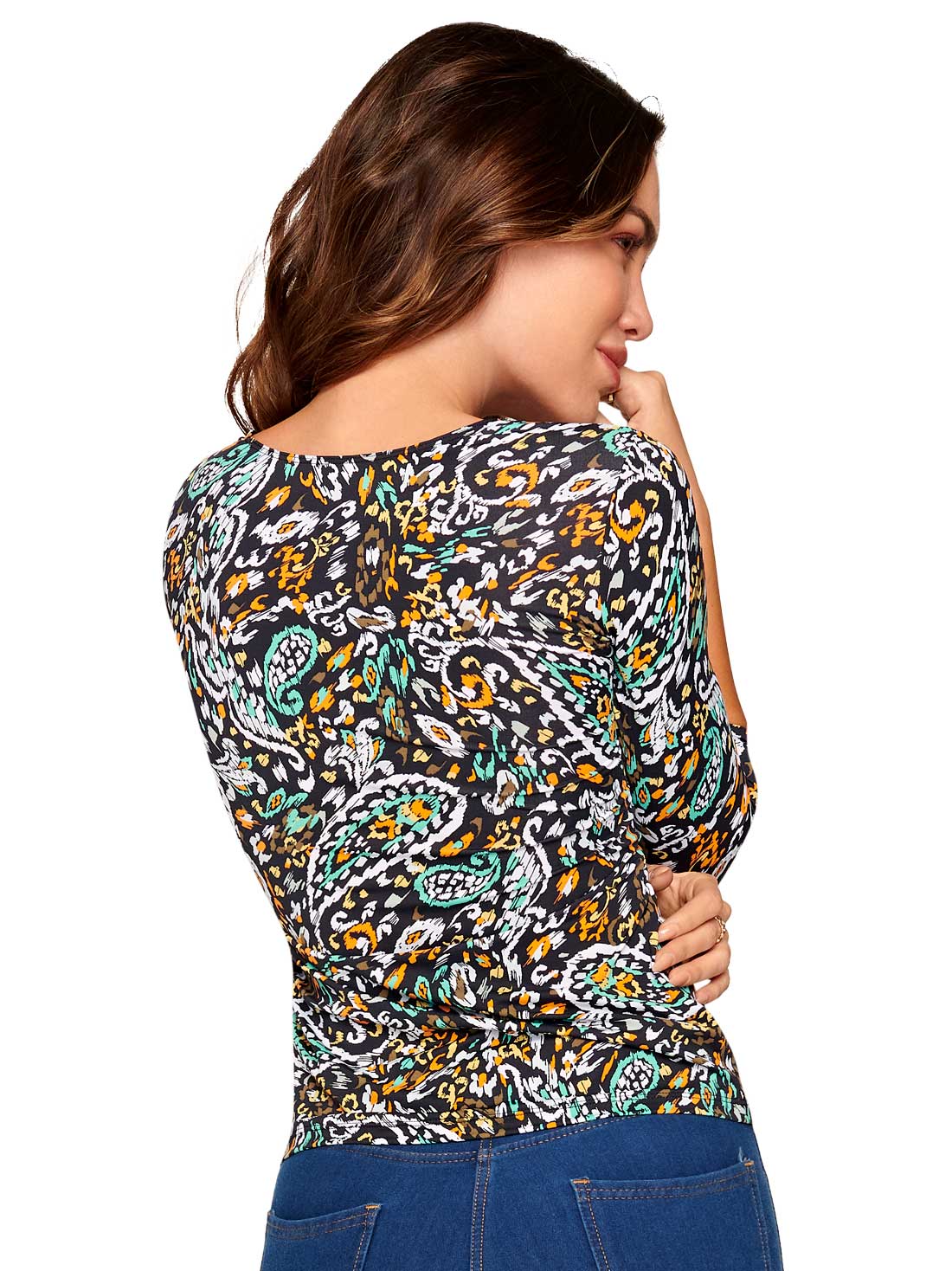 Foto 4 pulgar | Blusa Ilusión 4423 para Mujer