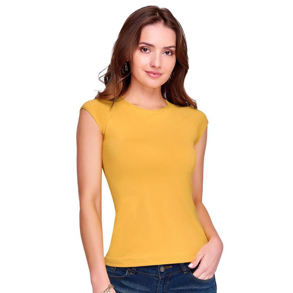 Foto 2 pulgar | Blusa Ilusión 4401 Naranja para Mujer
