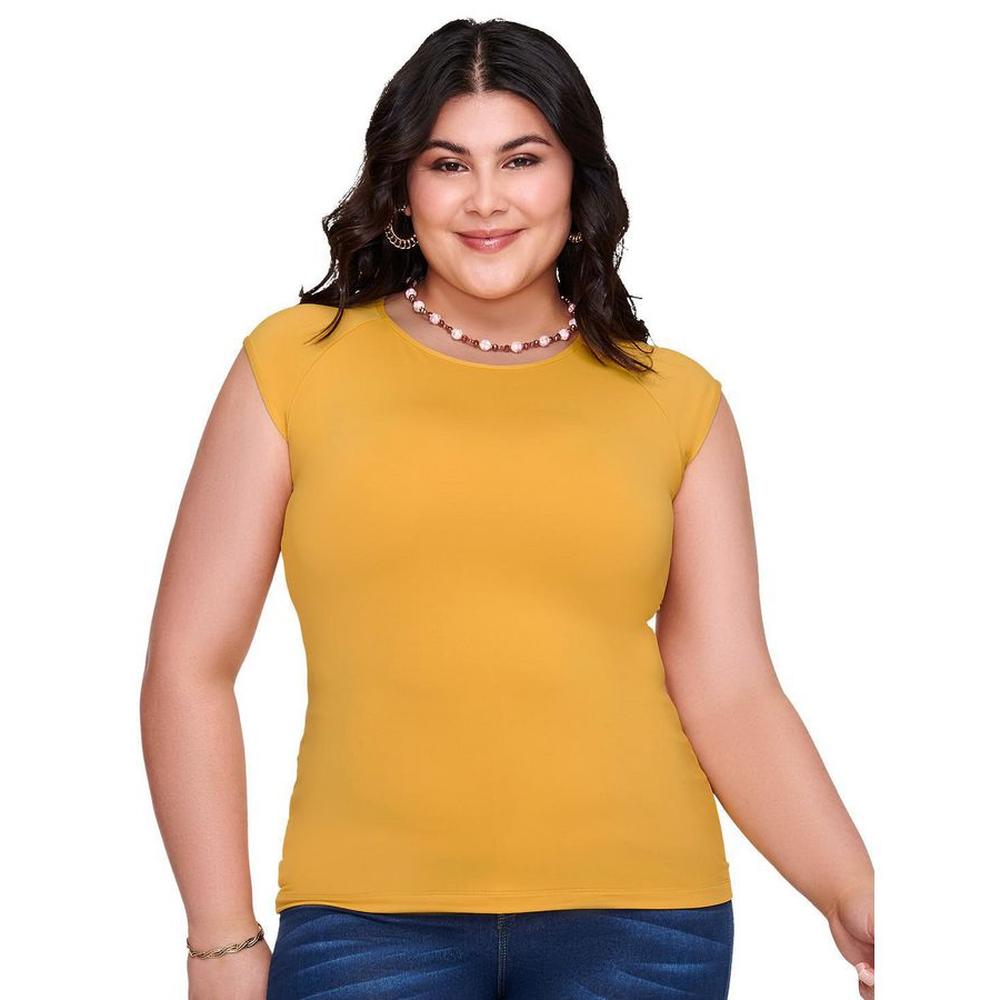 Foto 2 | Blusa Ilusión 4401 Naranja para Mujer
