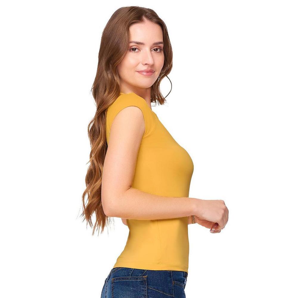 Foto 4 pulgar | Blusa Ilusión 4401 Naranja para Mujer