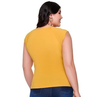 Foto 4 | Blusa Ilusión 4401 Naranja para Mujer