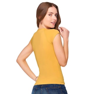 Foto 5 | Blusa Ilusión 4401 Naranja para Mujer
