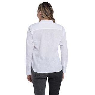 Foto 3 | Blusa Casual Lee Slim Fit 402 Blanca para Mujer