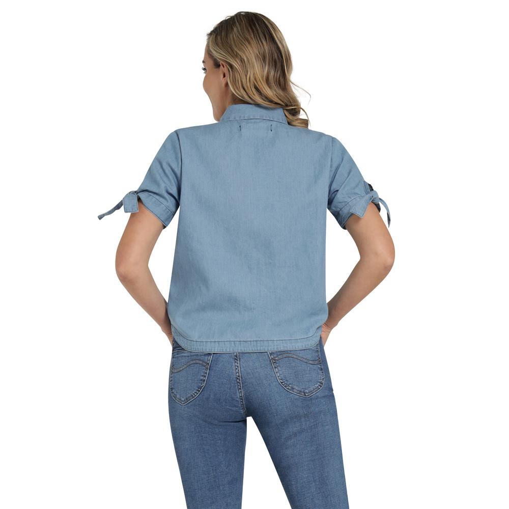 Foto 4 pulgar | Blusa Casual Lee Regular Fit 440 Azul para Mujer