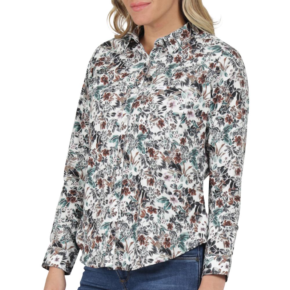 Foto 6 pulgar | Blusa Casual Lee Slim Fit 410 para Mujer