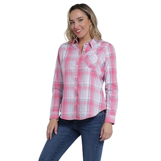Foto 2 | Blusa Casual Lee Slim Fit 480 Rosa para Mujer