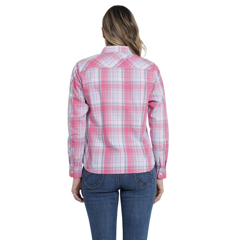 Foto 4 pulgar | Blusa Casual Lee Slim Fit 480 Rosa para Mujer