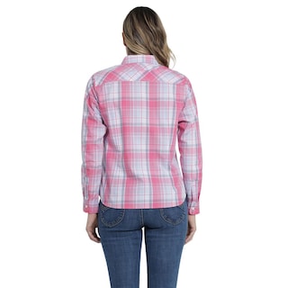 Foto 3 | Blusa Casual Lee Slim Fit 480 Rosa para Mujer