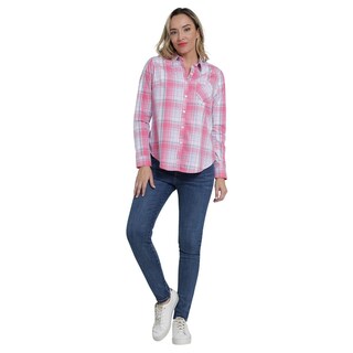 Foto 4 | Blusa Casual Lee Slim Fit 480 Rosa para Mujer