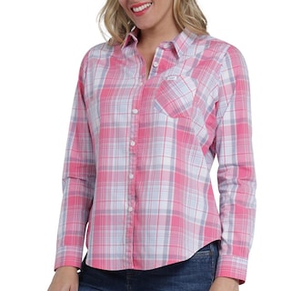 Foto 5 | Blusa Casual Lee Slim Fit 480 Rosa para Mujer