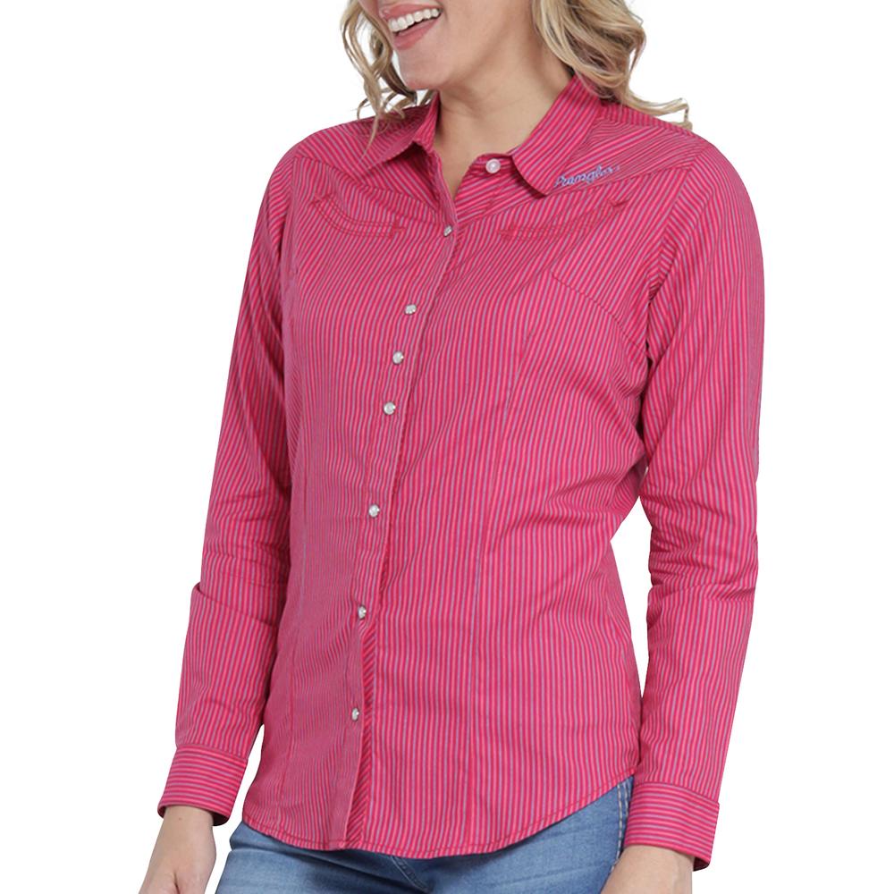 Foto 5 | Blusa Vaquera Wrangler Slim Fit Manga Larga 409 Rosa