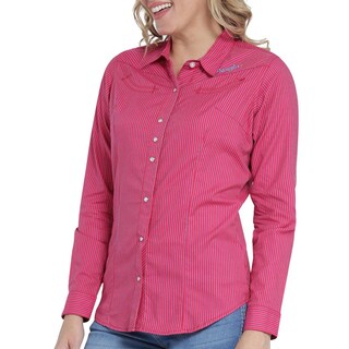Foto 5 | Blusa Vaquera Wrangler Slim Fit Manga Larga 409 Rosa