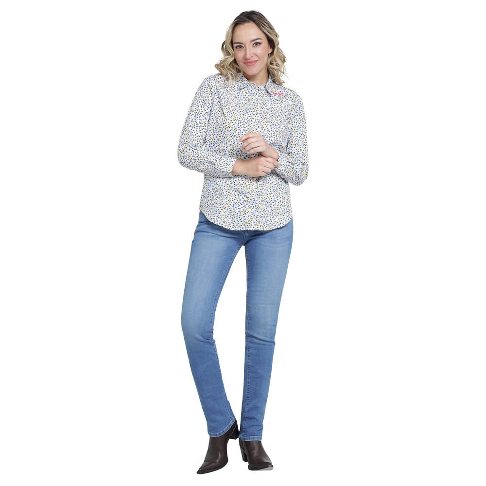 Foto 5 pulgar | Blusa Vaquera Wrangler Slim Fit Manga Larga 402 Blanco