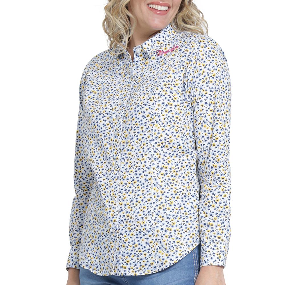 Foto 6 pulgar | Blusa Vaquera Wrangler Slim Fit Manga Larga 402 Blanco