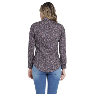Foto 3 | Blusa Vaquera Wrangler Slim Fit Manga Larga 405 Fucsia para Mujer