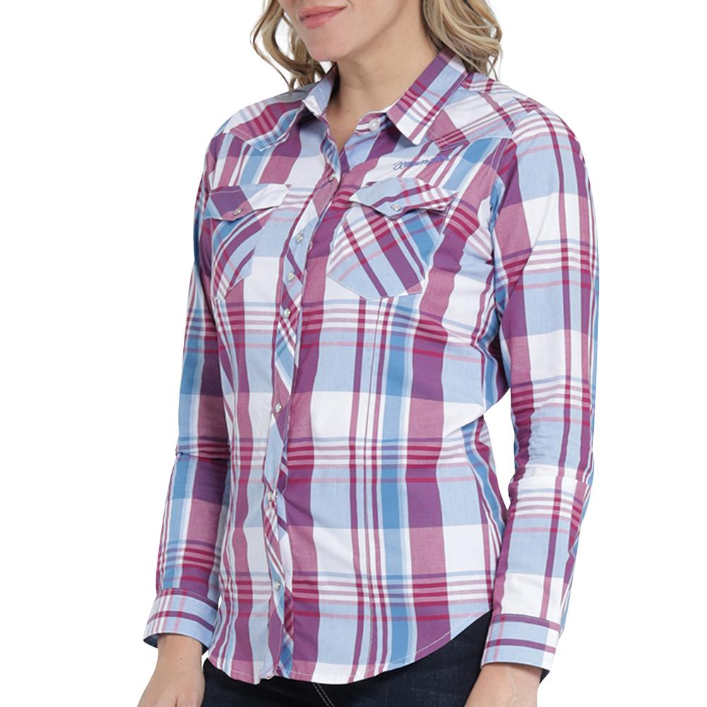 Foto 6 pulgar | Blusa Vaquera Wrangler Slim Fit Manga Larga 407 Rojo