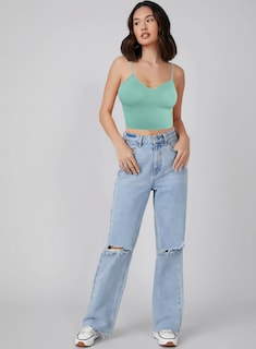 Foto 2 | Top Verde para Mujer