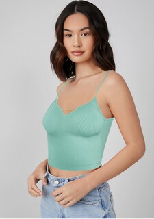Foto 4 | Top Verde para Mujer