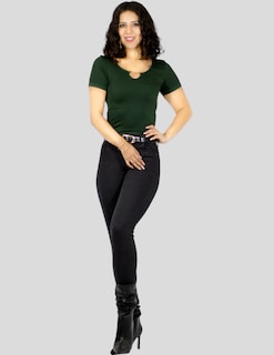Foto 3 | Blusa Casual Pul-1004 Tela Stretch