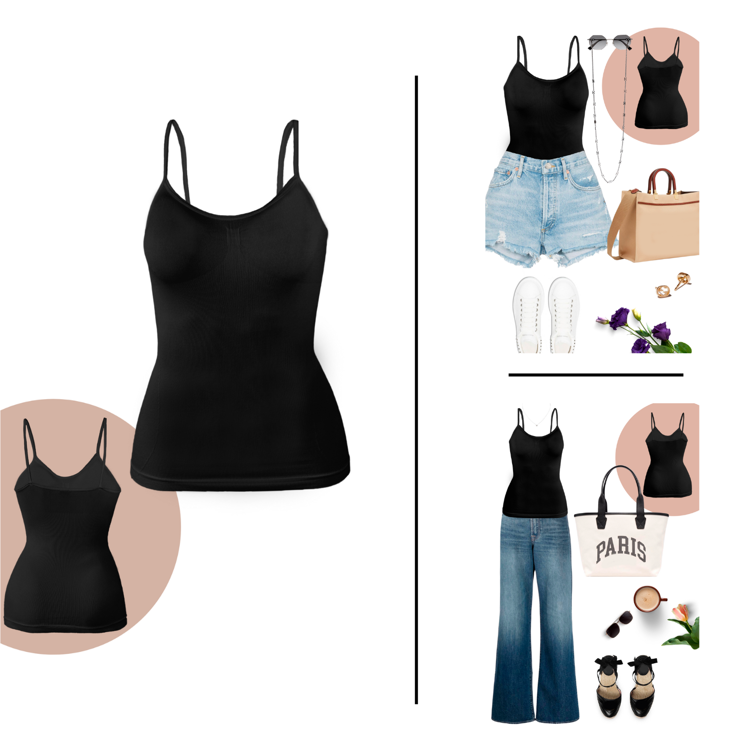 Foto 7 | Set de 4 Blusas para Mujer Bl-1005