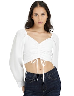 Foto 5 | Blusa Diana Levi's Blanca para Mujer
